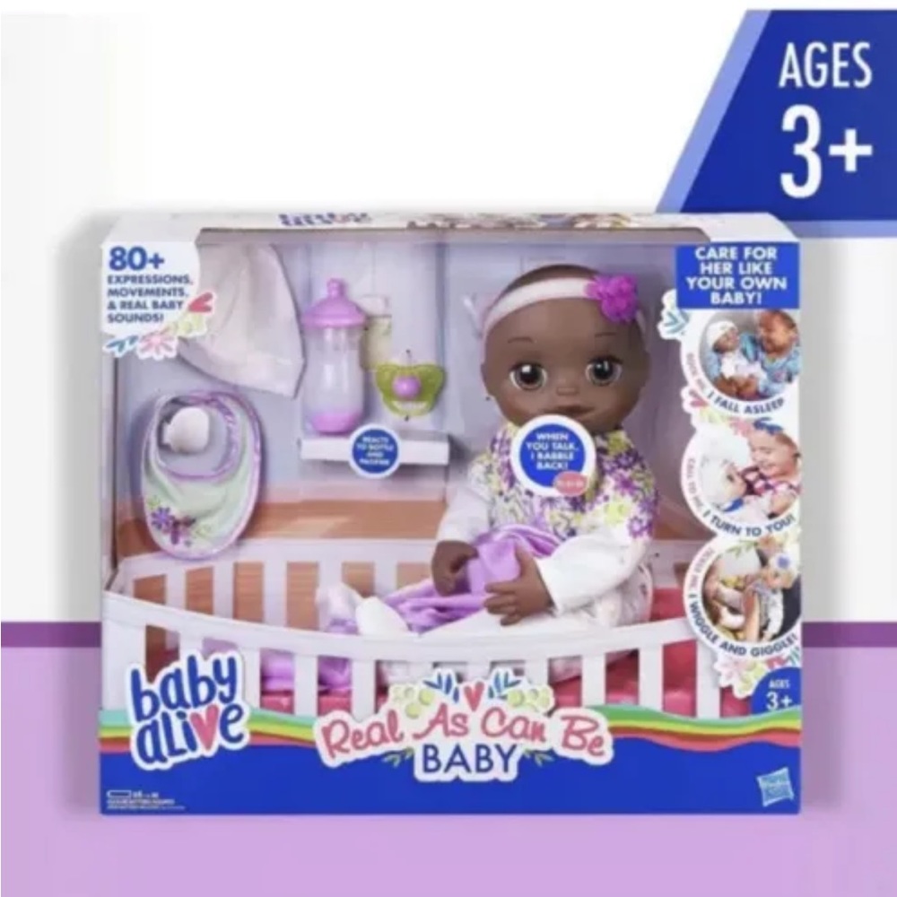Hasbro Baby Alive Real as Can Be Discontinued Interactive Baby Doll